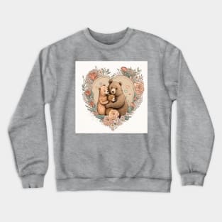 Happy Bear Family Crewneck Sweatshirt